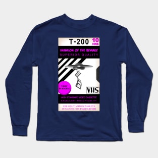 Classic Invasion of the Remake VHS Video Cassette - Retiring November 30, 2022 Long Sleeve T-Shirt